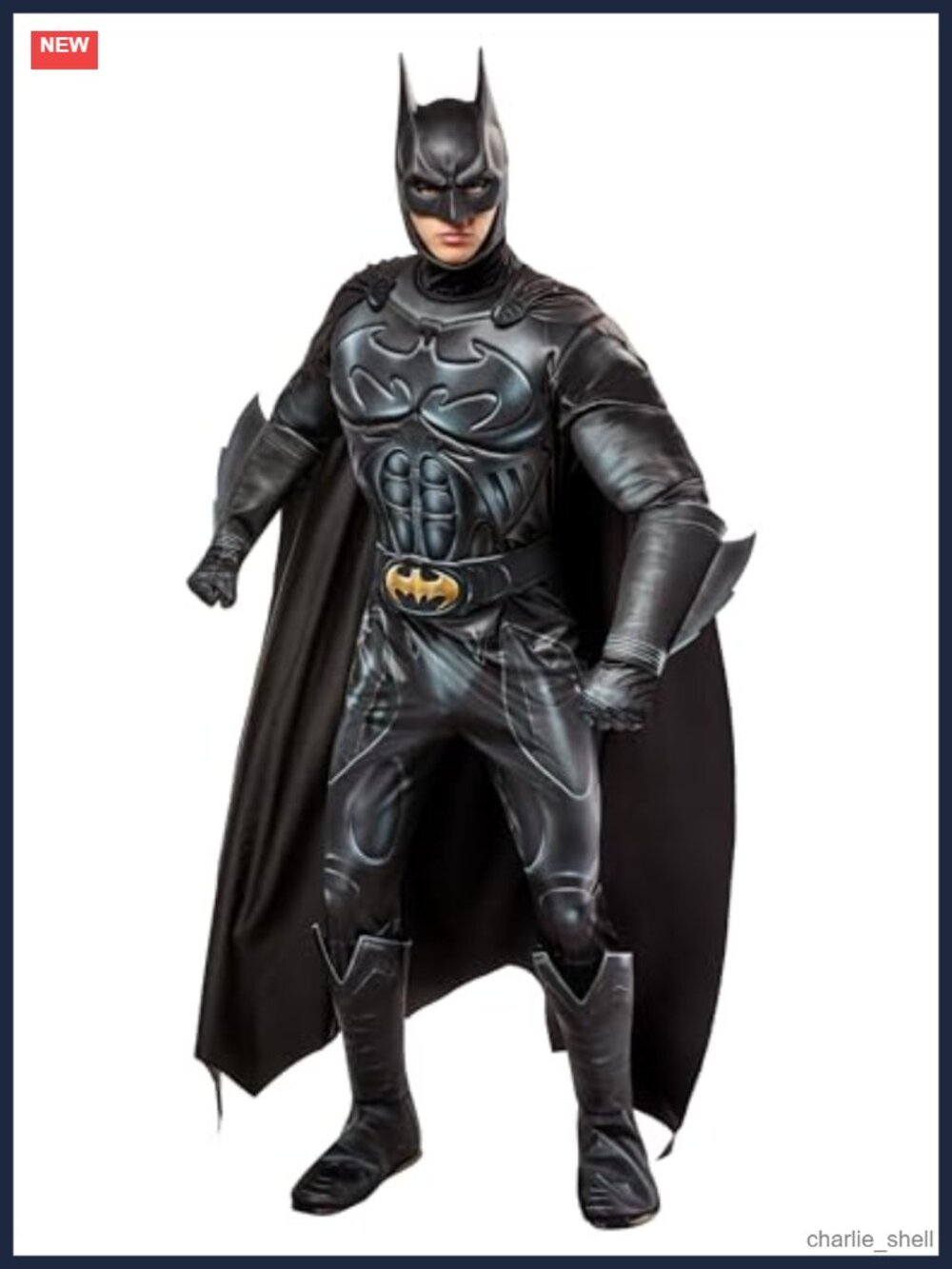 Batman Forever Adult Costume Men's XL Padded Cosplay Set